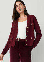 Ann Taylor V-Neck Sweater Jacket