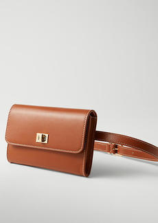 Ann Taylor Buckle Leather Belt Bag