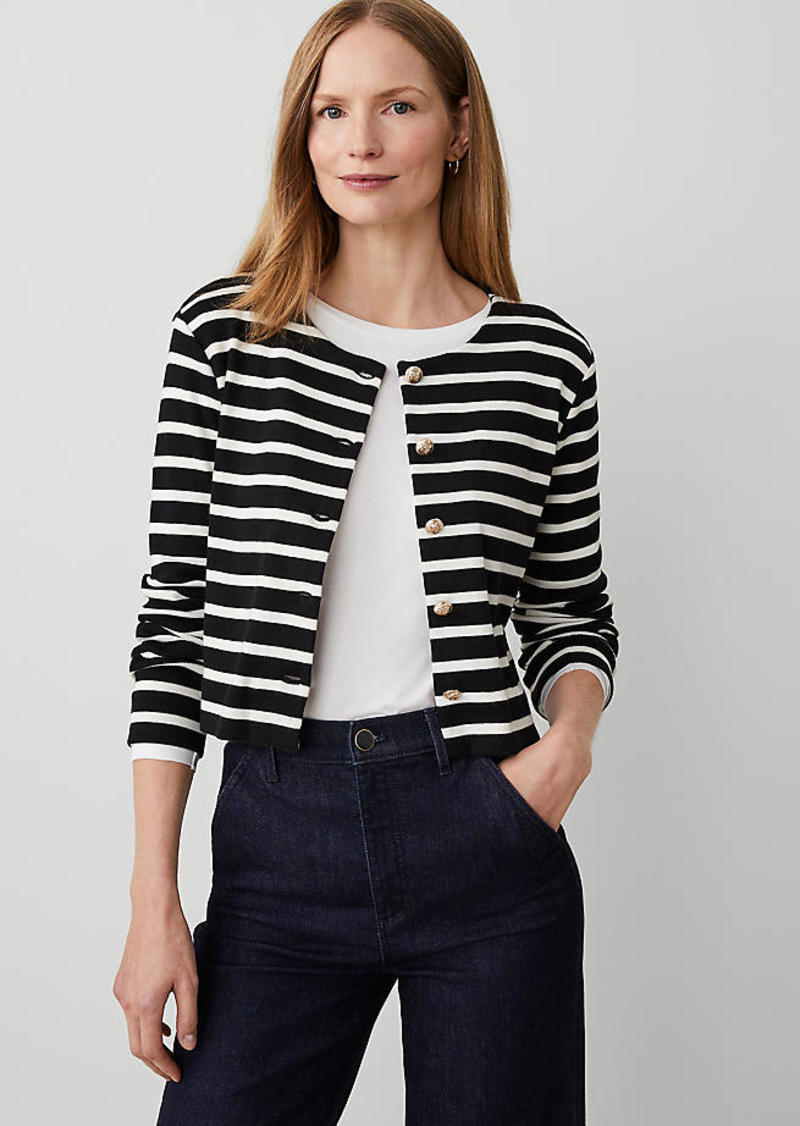 Ann Taylor Crew Neck Jacket