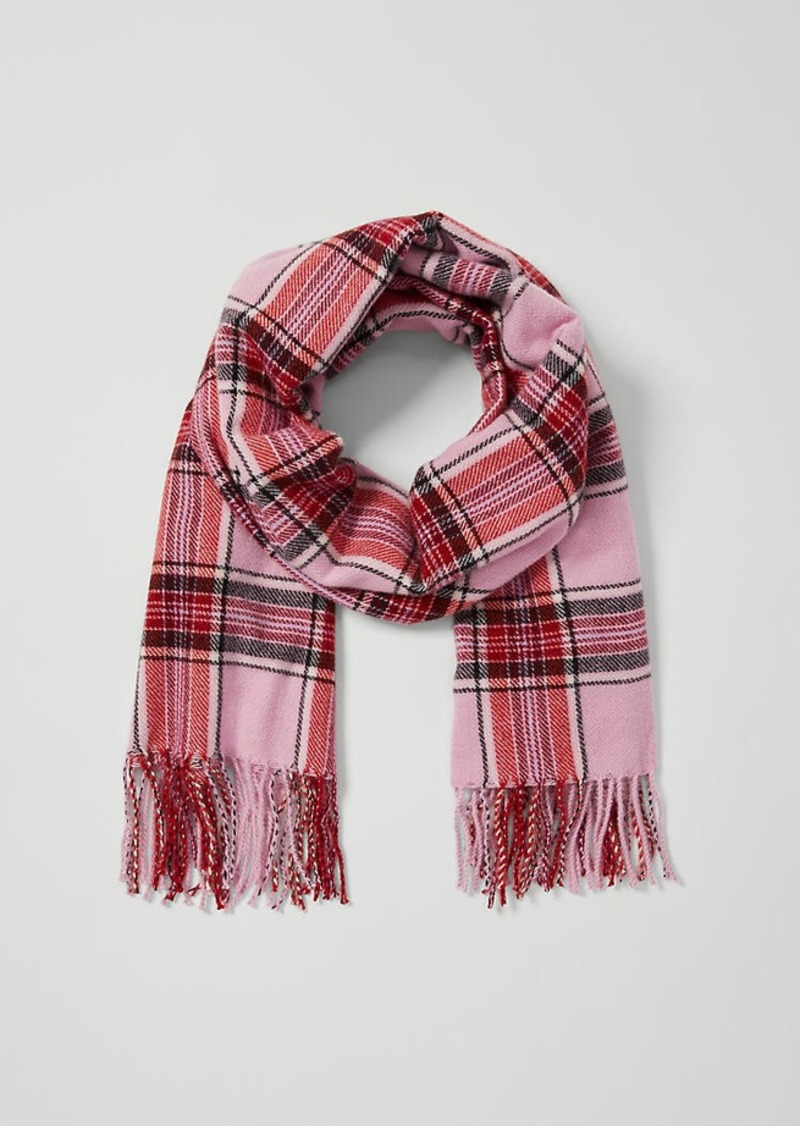 Ann Taylor Plaid Scarf