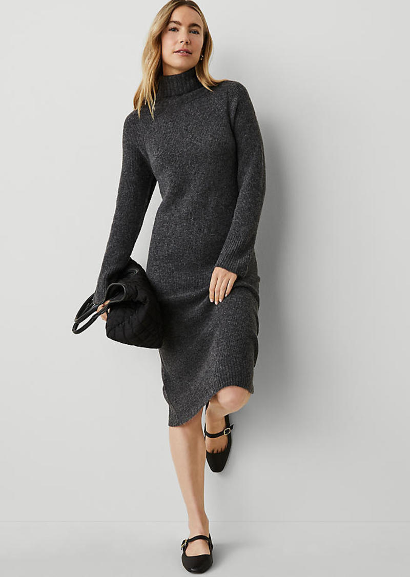 Ann Taylor Ribbed Sweater Dress