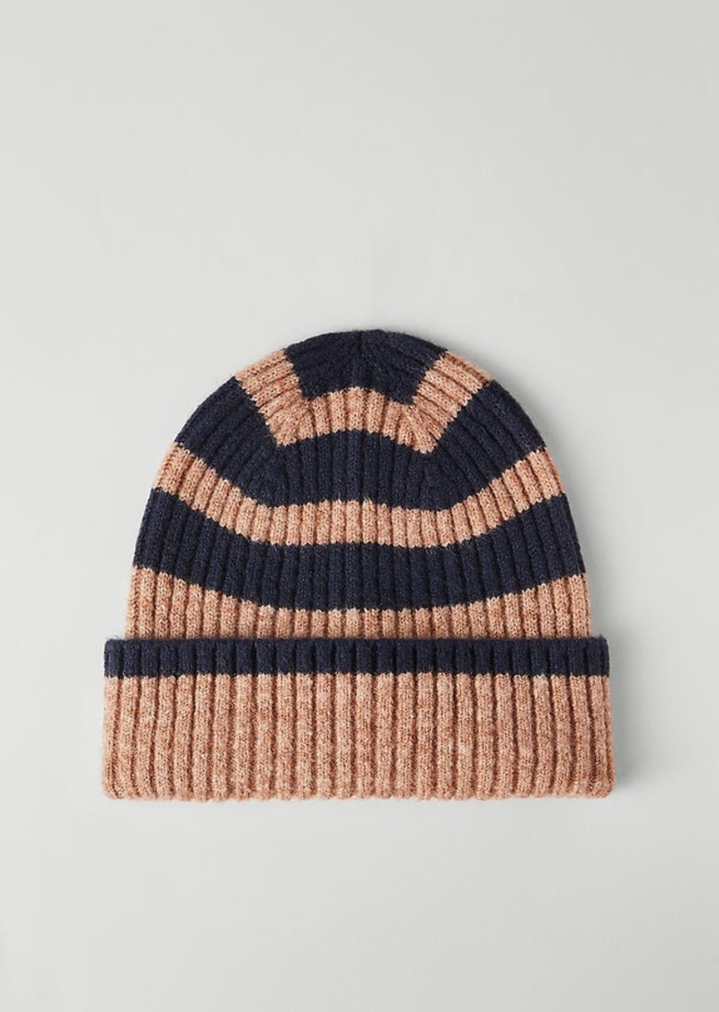 Ann Taylor Weekend Striped Winter Beanie