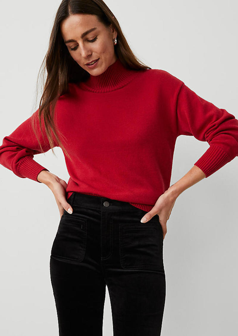 Ann Taylor Turtleneck Wedge Sweater