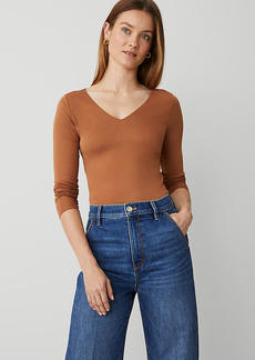 Ann Taylor Wide V-Neck Top