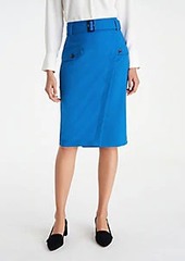 Ann Taylor Belted Wrap Pocket Pencil Skirt - Curvy Fit