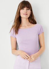 Ann Taylor Cap Sleeve Sweater Tee