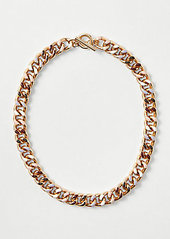 Ann Taylor Enamel Chain Necklace