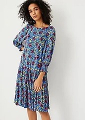 Ann Taylor Floral Tiered Shift Dress