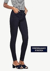 Ann Taylor Petite Curvy Performance Stretch Skinny Jeans in Evening Sea Wash
