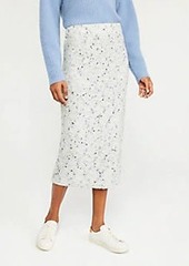 Ann Taylor Petite Marled Sweater Column Skirt