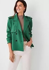 Ann Taylor Petite Swing Trench Jacket
