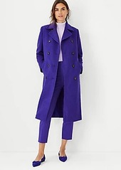 Ann Taylor Petite Textured Double Breasted Coat
