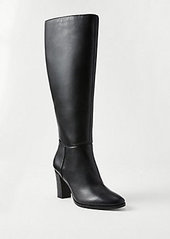 Ann Taylor Round Toe Leather Boots