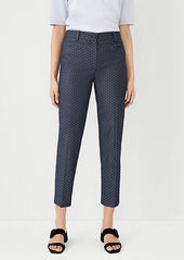 Ann Taylor The Dotted Cotton Crop Pant - Curvy Fit