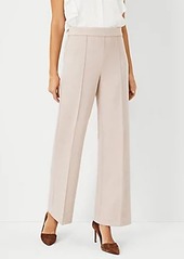 Ann Taylor The Faux Suede Side Zip Straight Pant - Curvy Fit