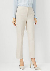 Ann Taylor The High Waist Ankle Pant in Stretch Cotton - Curvy Fit
