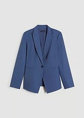 Ann Taylor The One Button Blazer in Tropical Wool