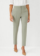 Ann Taylor The Petite High Waist Ankle Pant in Double Knit - Curvy Fit