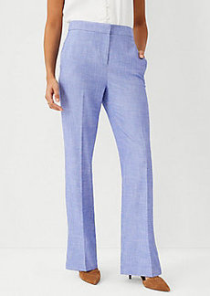 Ann Taylor The Petite High Rise Trouser in Cross Weave