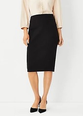 Ann Taylor The Petite High Waist Seamed Pencil Skirt in Double Knit