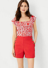 Ann Taylor The Petite Sailor Short with Piping