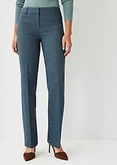 Ann Taylor The Petite Straight Pant in Crosshatch
