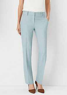 Ann Taylor The Straight Pant in Cross Weave