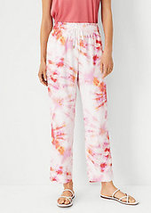 Ann Taylor The Tie Dye Straight Ankle Pant