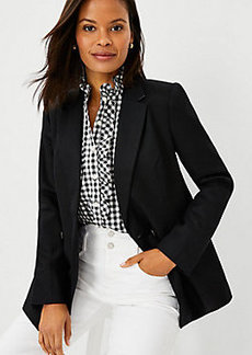 Ann Taylor The Twill Double Breasted Blazer