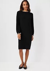Ann Taylor Tipped Ribbed Sweater Dress