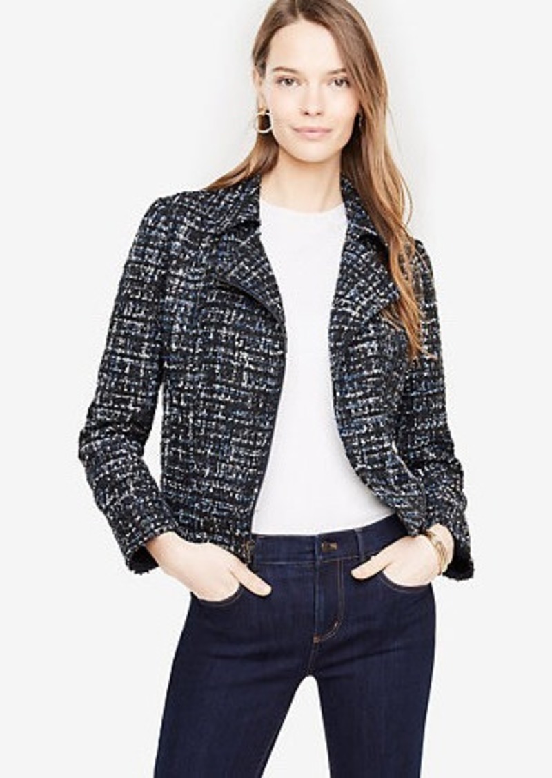 ann taylor tweed blazer