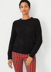 Ann Taylor Tweed Sweater