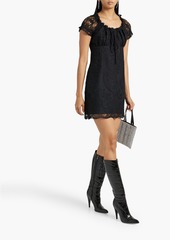 Anna Sui - Lace mini dress - Black - US 8