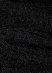 Anna Sui - Ruched lace mini dress - Black - US 6