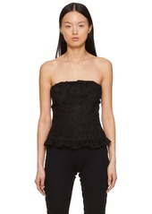 Anna Sui Black Aesthetic Eyelet Top