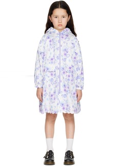 ANNA SUI MINI Kids White & Purple Floral Jacket