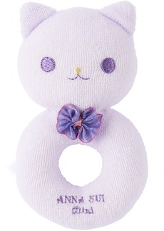ANNA SUI MINI SSENSE Exclusive Baby Purple Cat Ring Rattle