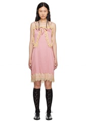 Anna Sui Pink Soiree Midi Dress