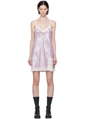 Anna Sui Purple Metallic Dress