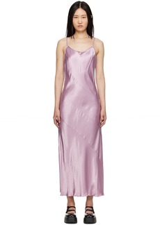 Anna Sui Purple Washed Midi Dress