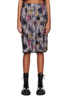 Anna Sui SSENSE Exclusive Purple Midi Skirt