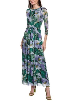 Anne Klein 3/4-Sleeve Maxi Dress
