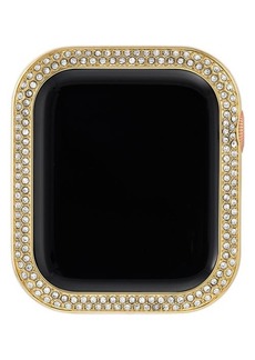 Anne Klein 44mm Apple Watch® Crystal Case Attachment in Gold at Nordstrom