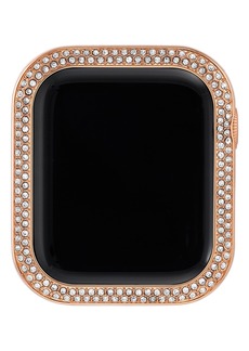 Anne Klein 44mm Apple Watch(R) Crystal Case Attachment in Rose Gold at Nordstrom
