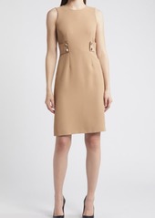 Anne Klein Button Tab Sheath Dress