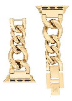 Anne Klein Chain Link Apple Watch® Bracelet in Gold at Nordstrom