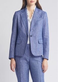 Anne Klein Crossdye Cotton & Linen Jacket