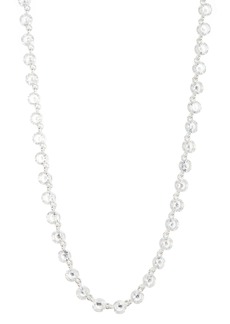 Anne Klein Crystal & Imitation Pearl Collar Necklace in Silver/Crystal at Nordstrom Rack
