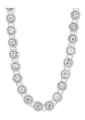 Anne Klein Crystal & Pave Collar Necklace, 16" + 3" extender