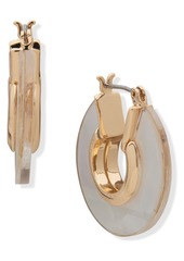 Anne Klein Gold-Tone Medium Hoop Earrings, 1"